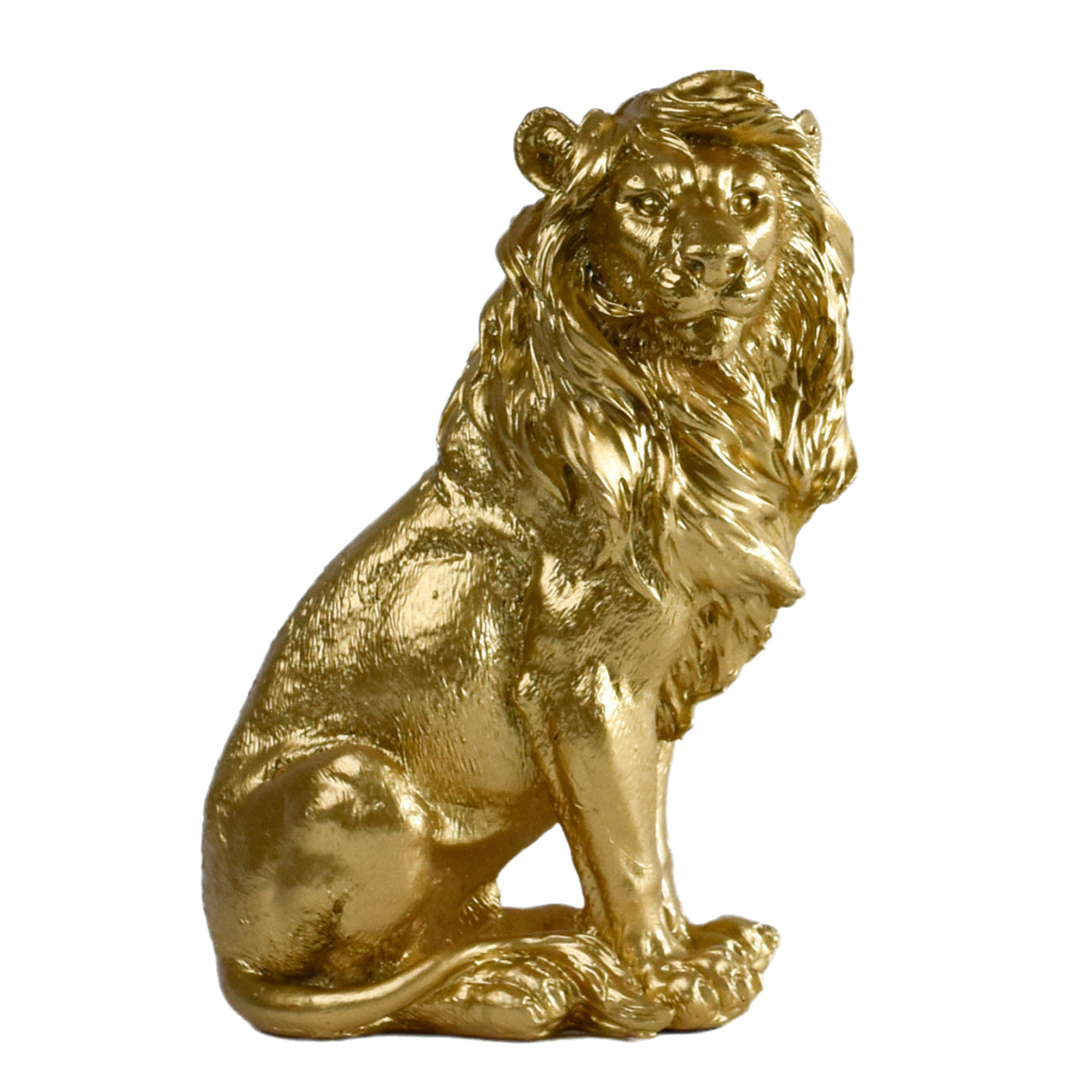 Lion resin ornaments, office, living room creative home