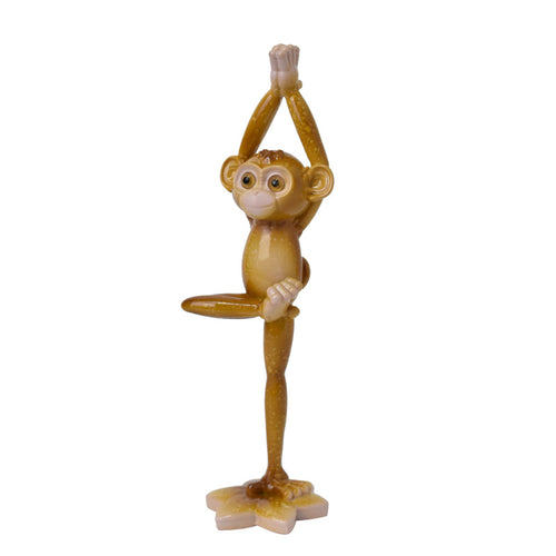American Yoga Monkey Decorative Pastoral Resin Crafts