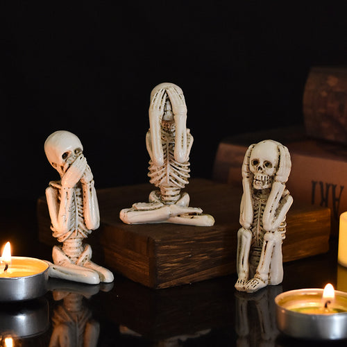 Halloween ghost festival skull decorations, resin craft