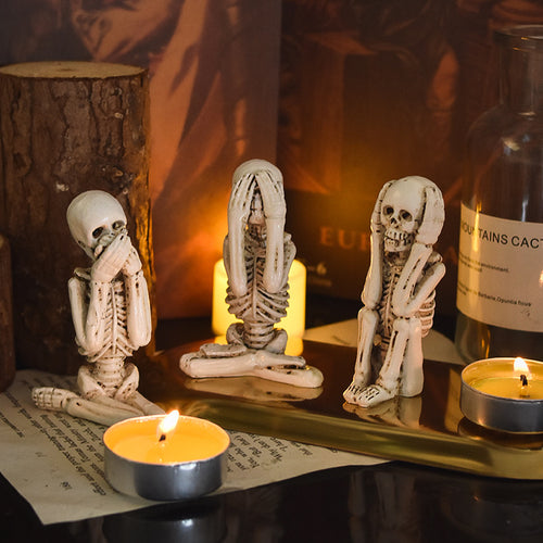 Halloween ghost festival skull decorations, resin craft